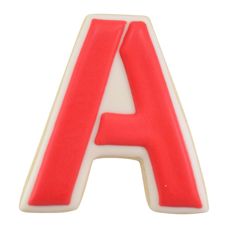 R&M Letter a 3" Cookie Cutter Stainless Steel - Baking