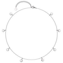 BONNYBIRD® Women's Necklace Made of Premium Stainless Steel, 100% Waterproof and Skin-Friendly, in Silver, Gold and Rose Gold, Stainless Steel, Cubic Zirconia