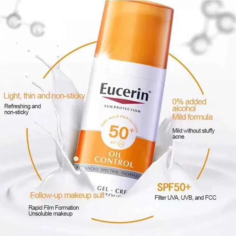 Eucerin Gel Crema Oil Control Toque Seco Solar Fps 50ml