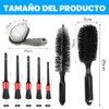 QICHEN 8PCS Cepillos de Llantas,Set de 8 Cepillos de Llantas,