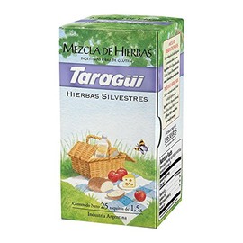 TARAGUI Te Mezcla de Hierbas Digestivas | Digestive Herbal Mix x 25 Bags (37.5 gr.) - Gluten Free