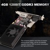 Desktop Graphics Card 4GB GDDR3 128bit 650/5000MHz Quiet Cooling Fan