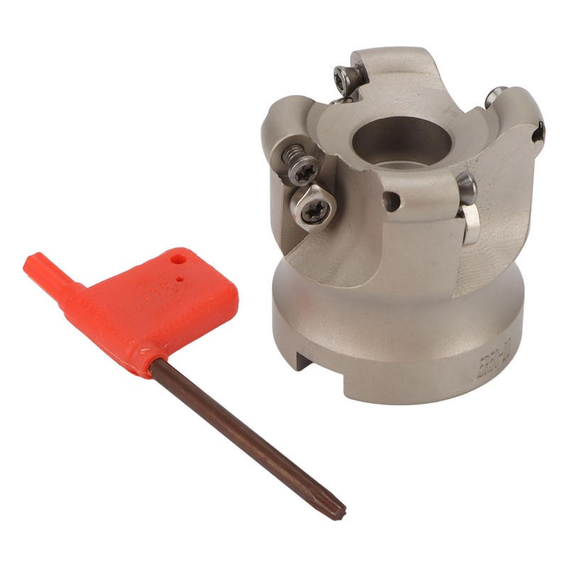 4 Flute Face Mill Head Spiral Offset CNC Lathe Milling