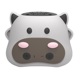 JINSERTA Portable Mini Cartoon Bluetooth Speaker Mini Animal Cute Kids Wiressless Speaker Built-in Mic, Hands-Free Call IP65 Waterproof TWS Stereo Music Box TF Card Player (Cow)