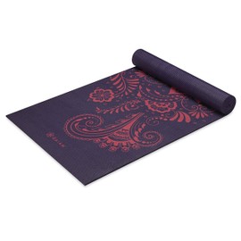 Gaiam - Alfombrilla de yoga, 6 mm, extra gruesa, antideslizante, de primera calidad, para todo tipo de yoga, pilates y ejercicios en el suelo (68...  