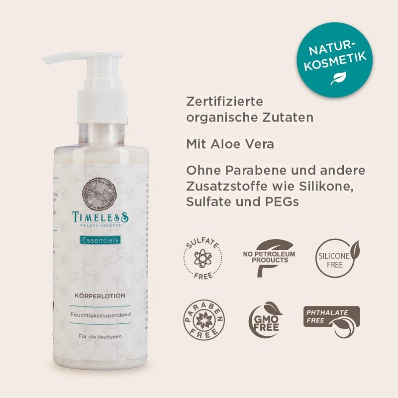 ESSENTIALS Face and Body Lotion - Natural Cosmetics | Lotion
