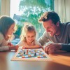 Gothink Wooden Snakes and Ladders Game - 13 Inch Educational