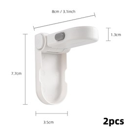 Pack of 2 Door Lever Locks for Children, Child Lock for Door Handles, No Tools, Door Lock Children for Front Doors, Door Handle Security, Door Handle Secure, Door Baby Lock