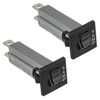 HUAREW W28-XQ1A-5 Thermal Circuit Breaker Fuse, 5 Amp 125/250VAC 50/60Hz