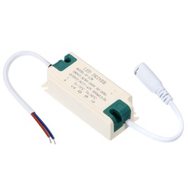 PATIKIL 8-12W 300mA LED Driver, 5 Pack AC 85-265V Output 27-42V DC Female Connector Constant Current Rectifier Transformer External Power Supply, Green