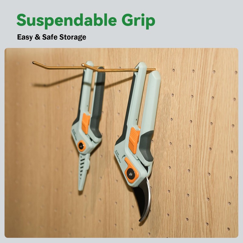 PrunePro Pruning Shears for Gardening Professional Bypass Hand Pruner Up