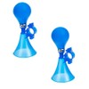 Kids Bicycle Horn, Air Squeeze Snail Design, 2-Pack, Handlebar Bell