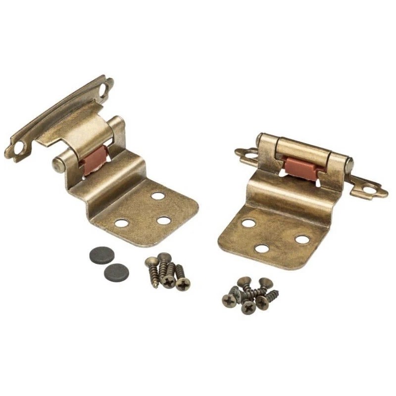 Liberty (2 Hinges) 3/8” Self Closing Hinge (Antique Brass) H0104AC-AB-03