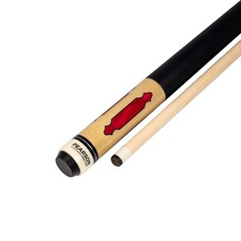 PEARSON Cues League Series Pool Cue Stick - 18-21 oz, 58" Maple Wood Pool Cue with Leather Grip, Stainless Steel Joint, Low-Deflection Shaft | Tournament-Ready Professional Billiard Cue, 21oz, Red