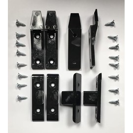 Keku Drop On/Hook On Push in Plinth Fasteners Fittings Press Fit Panel Clips x4