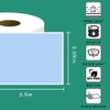 Phomemo Printer Paper Thermal Sticker Paper Black Character on Purple/Rose