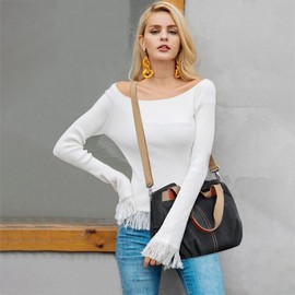 DIRRONA Casual Canvas Women Handbag Ladies Canvas Shoulder Bag Large Crossbody Bag Multifunctional for Work Travel Daily Womens Canvas Handbags Black