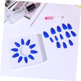 Mikinona 24pcs Fake Nail Tips Stylish Portable Nail Art Stickers for Women Easy to Apply Pieces for Unique Manicure Decoration Art Supplies