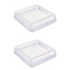 40x40mm Clear Furniture Cups, Pack of 4 Carpet Protectors for
