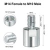 sourcing map M14 Female to M10 Male Adapter Polisher Adaptor