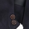 Isotoner Damen Mikrofaser-Winterhandschuh mit Knopf-Detail, Größe L/XL, Schwarz, Schwarz ,