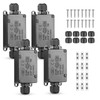 Junction Box - 4 Pack IP65 Waterproof 2 Way PG9