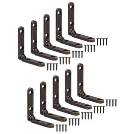 FUXXER® 10 x Antique Mini Hinges, Metal Hinges, Iron Look, Vintage, 30 x 6 mm, Set of 10