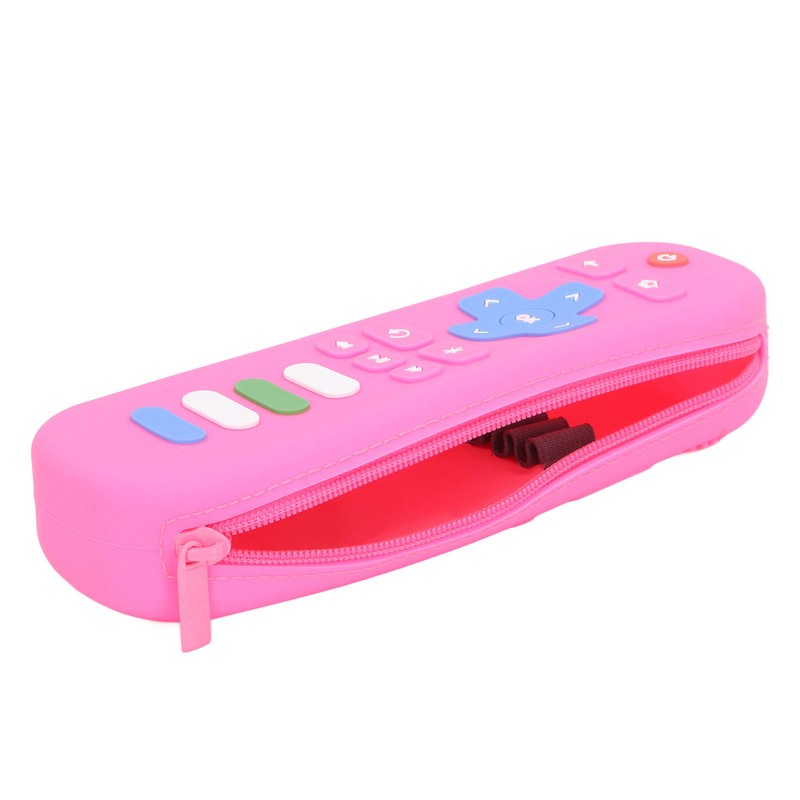 Baby Teether Bag Remote Control Shaped Dustproof Soft Silicone Pacifier