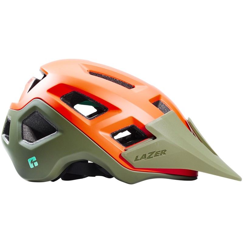 LAZER Helmet - Coyote KinetiCore Helmet Medium Orange/Green