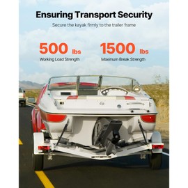 Happybuy Retractable Ratchet Straps, 2-inch x 4-Foot Ratchet Tie-Down Straps with Secure Lock S Hooks, 2-Pack Heavy-Duty Straps with 1500 lbs Breaking Strength, for Trailers, Vehicles and Boats