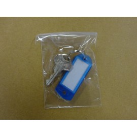 1 x 30E040 Genuine Alpha Padlock Key (with Key Tag, Blue)