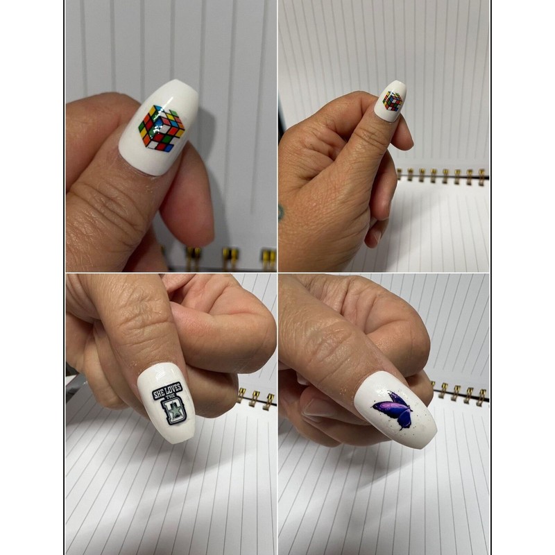 KoB Pigs & Balloons Waterslide Nail Art Decals Set of