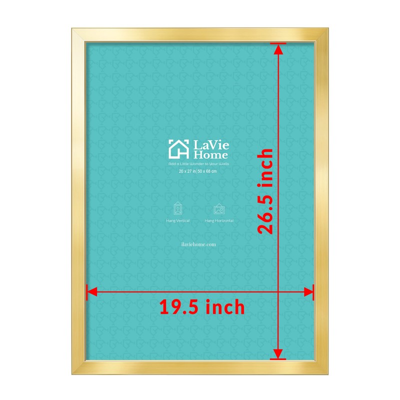 LaVie Home 20 x 27 Picture Frame, Large Poster Frame