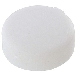 The Hillman Group 59045 Hinge Screw Cover Number 8/Number 10, White , 15-Pack