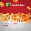 RITZ Toasted Chips Variety Pack 4 Bags Sour Cream Cheddar