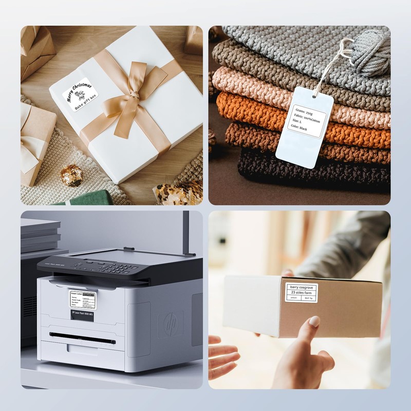 NIIMBOT Label Maker Tape for D101 Printer, Thermal Label Paper