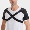Double Shoulder Support Brace Adjustable Sweat Wicking Prevent Injuries Shoulder