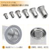 YFFSFDC Rivet Nuts Aluminum Blind Nuts Thread Rivet Nuts 100pcs