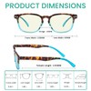 Eyekepper 12 pack Blue Light Blocking Reading Glasses Tortoise Splicing