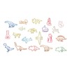 100pcs Colorful Paper Clips 20 Cute Shapes Stable Clamping Lightweight