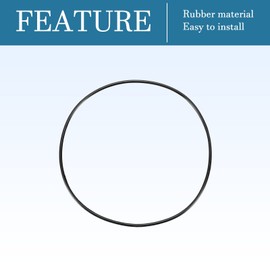 QUARKZMAN Nitrile Rubber Sealing Ring O-Ring 100 mm x 96 mm x 2 mm for Tap Plumber Repair Seal Connection, Black Pack of 5