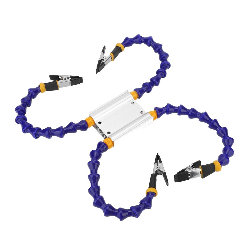 Soldering Helping Hands ABS Flexible Arm Aluminum Alloy Base Third