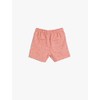 Koton Baybboys Linen Drawstring Pockets Shorts, Coral(402)