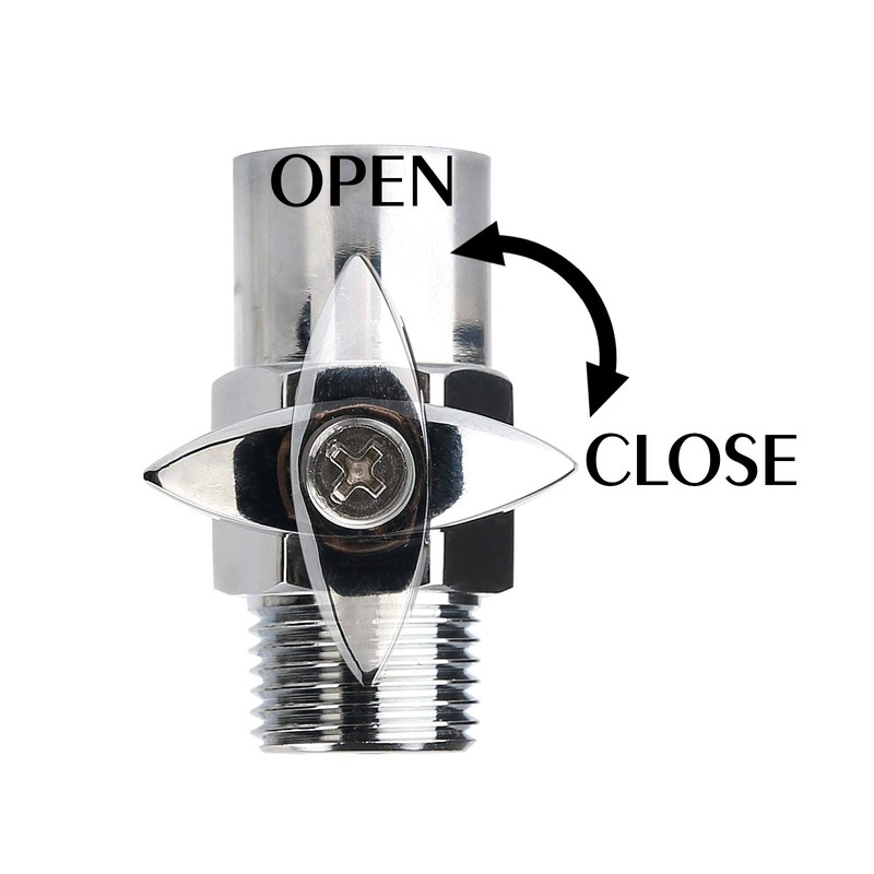Watflow Water Shut Off Valve, Shower Head Water Saver, Shower