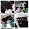 2PCS Car CD Holder Storage Case, Car/Truck/SUV Sun Visor Organizer,