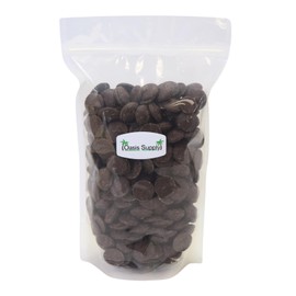 Oasis Supply Merckens Dark Chocolate Melting Wafers – Cocoa Dark Candy Coating for Baking, Molding, Dipping, Drizzling & Candy Making – No Tempering Needed – Dairy, Made in USA - 2 lbs