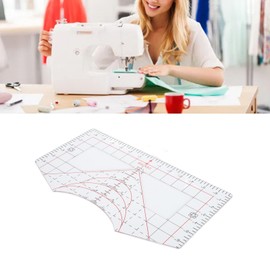 Transparent T Shirt Ruler Guide Alignment Tool for Heat Press, Reusable, Centered Design, Shoulder Templates, Extra Grid Lines, Universal for Round Neck V Neck