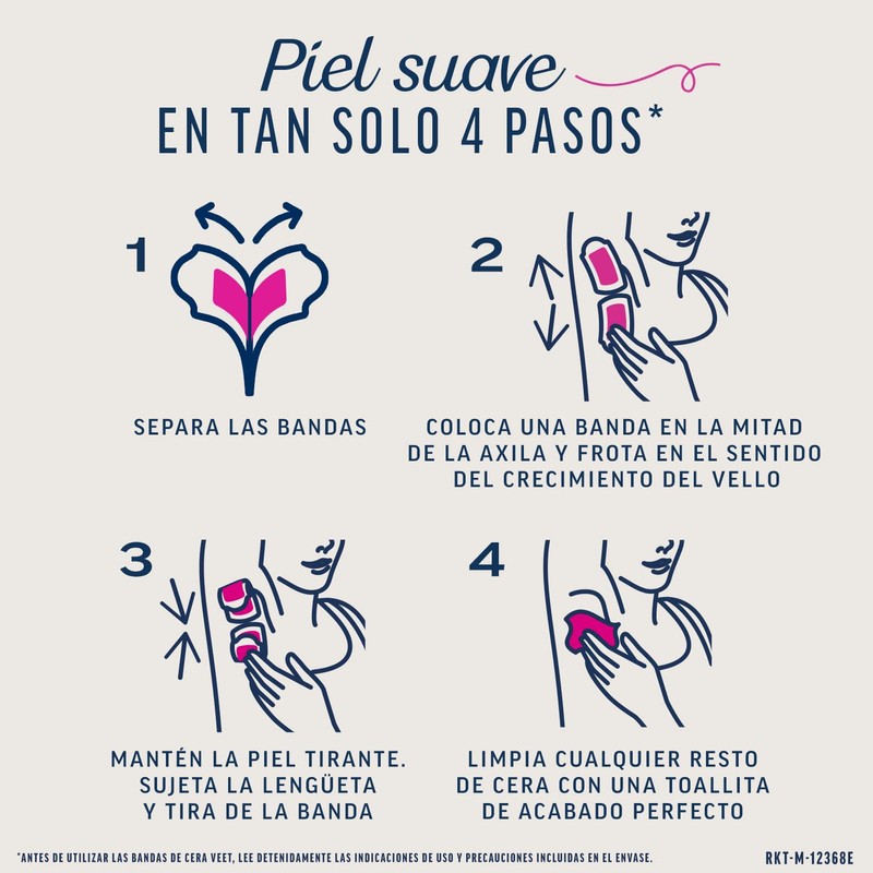 Veet Expert Shea Butter Cold Wax Strips - 16 Strips