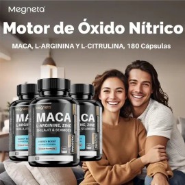 Suplemento Con Maca Y L-arginina Energía Y Rendimiento 60cáp