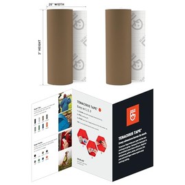 Gear Aid Cinta tenaz de Tela y Vinilo para reparación de Equipos de Camping al Aire Libre, 7.6 x 50.8 cm